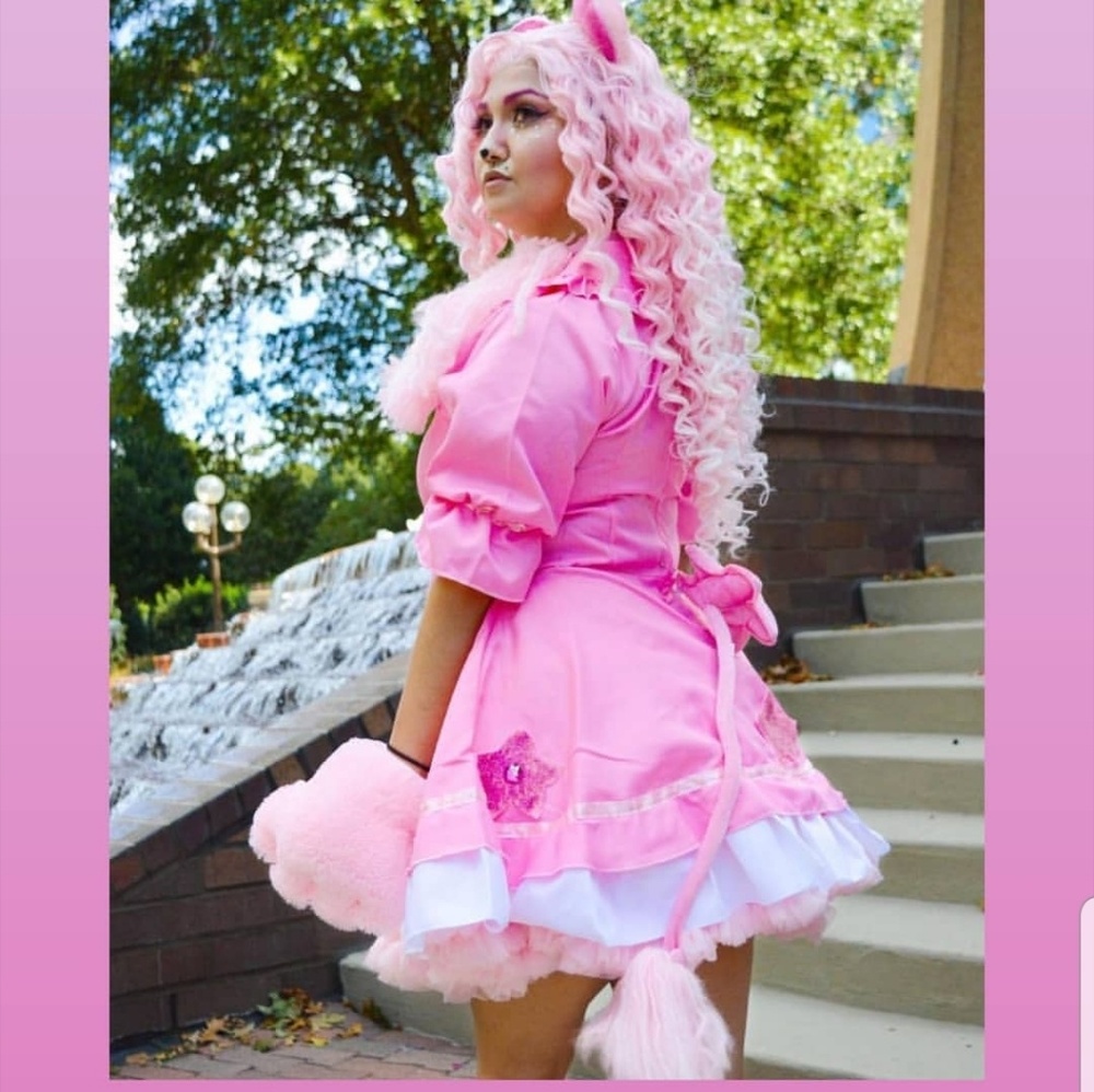 Pink lion